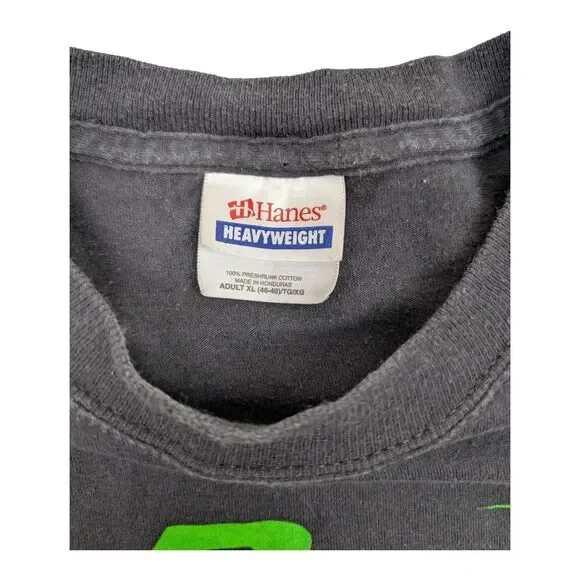 Vintage Poison Shirt XL Black Look What The Cat Dragged In Band Tee 2003 - Picture 9 of 12